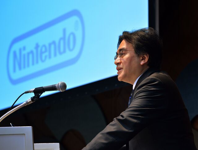 任天堂の社長をしていた頃の岩田聡さん（Photo：AFP＝時事）